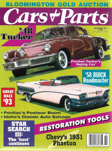 CARS & PARTS 1993 OCT - '48 TUCKER, '58 BUICK ROADMASTER, '31 PHAETON*